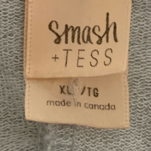 Jillian Harris X Smash + Tess Harris Hoodie Jumpsuit in Heathered Grey | Size XL - Picture 11 of 13